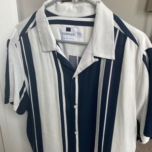 Top Man Short Sleeve Button Up Shirt